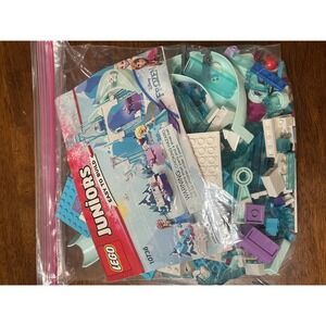 Lego Lot Gallon Ziplock Bag of Lego Parts and Pieces Disney Frozen Theme